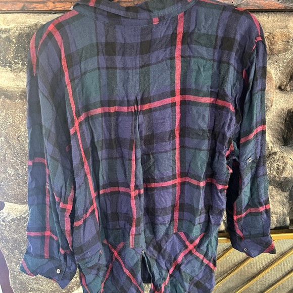 Hester & Orchard Flannel Blouse, XL - Picture 2 of 4